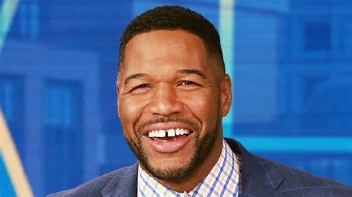 michael strahan face shot from good morning america episode on abc