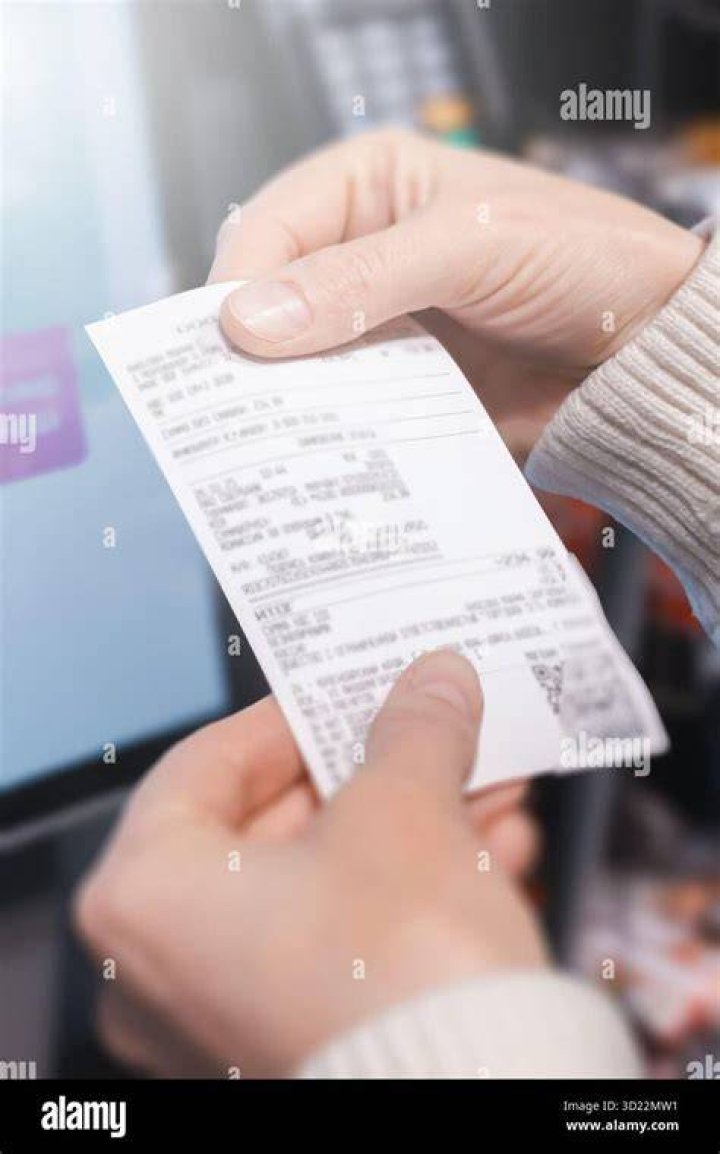 Michele shared her shopping receipt, but says she and her partner only used about &pound;16 worth of food