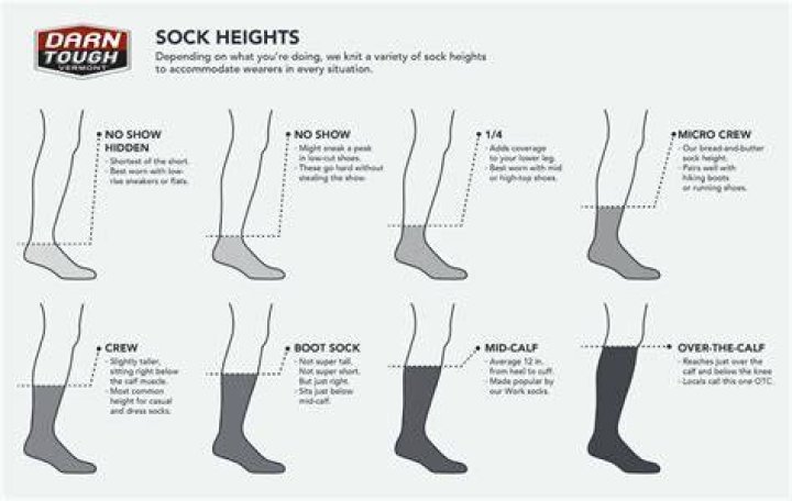 Mid-Calf Length Socks