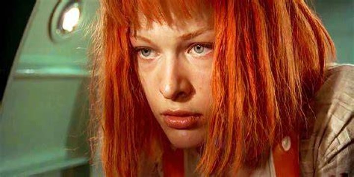 Milla Jovovich stars as Leeloo in The Fifth Element