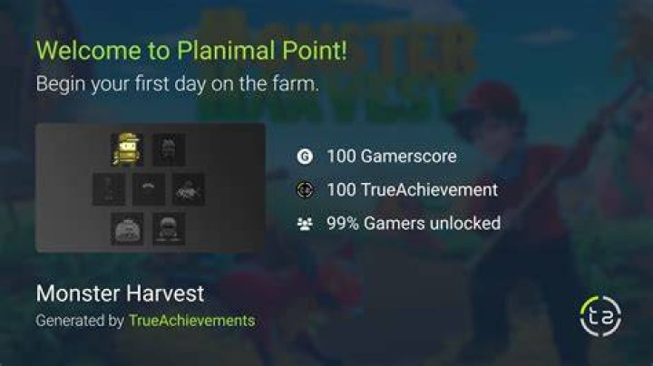 Monster Harvest Game Planimal Point