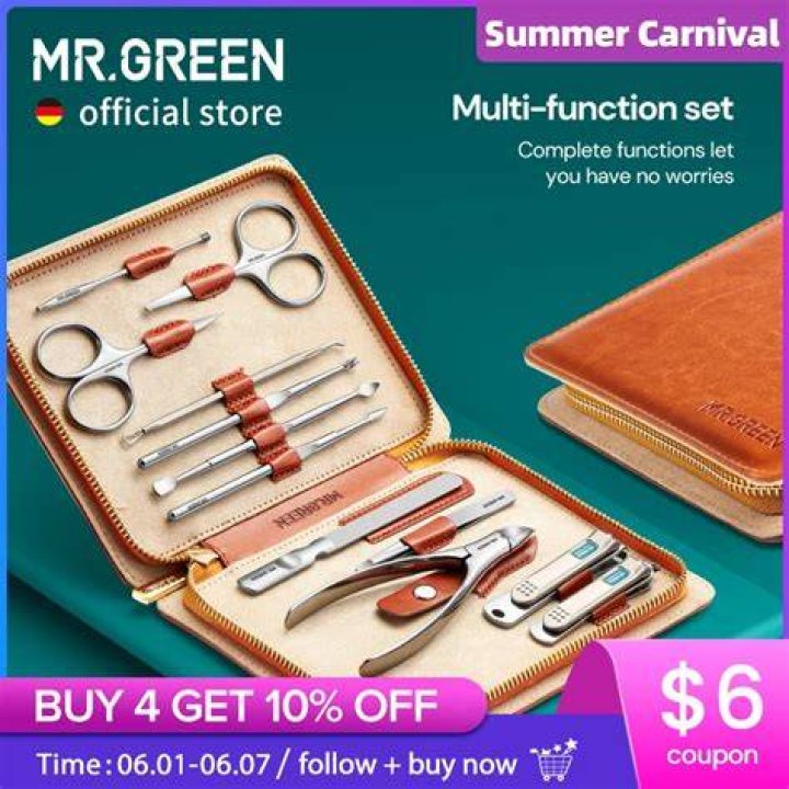 Mr. Green Manicure Pedicure Set
