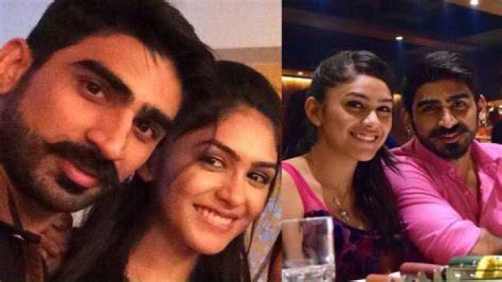 Mrunal Thakur with Boyfriend Sharad Chandra Tripathi