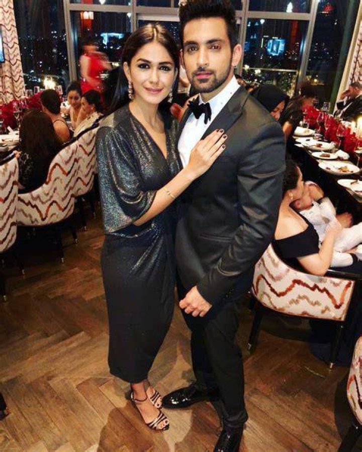 Mrunal with friend Arijit Taneja