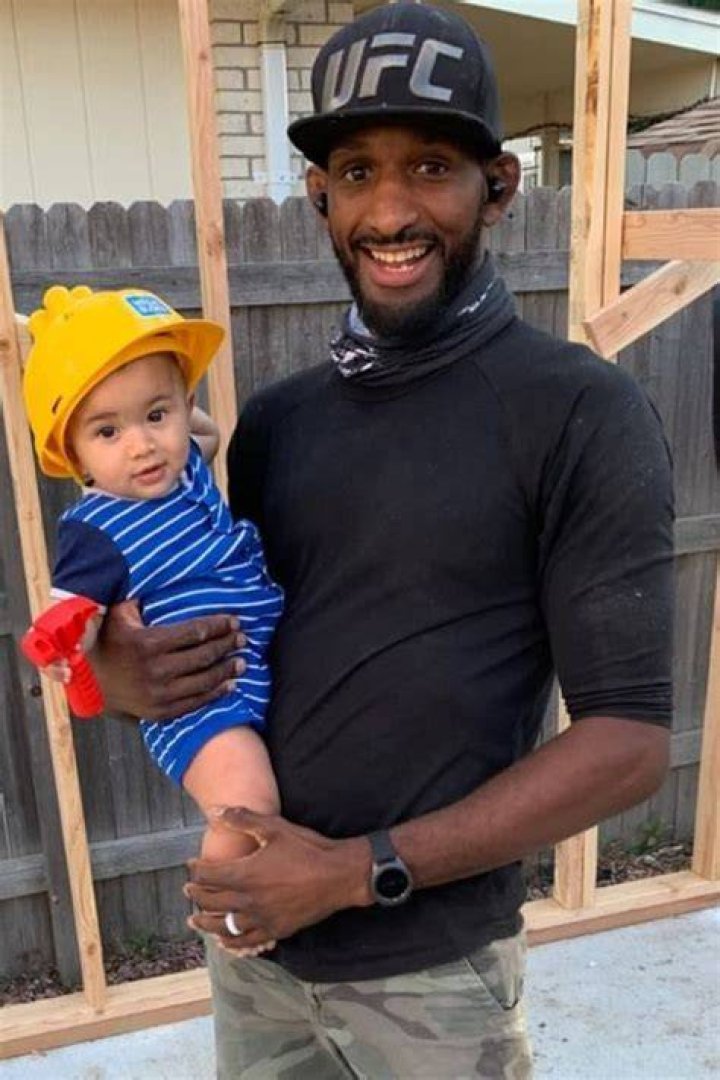 Neil Magny Pictured With His Son Liam In A Cute Snap Shared In September 2020 