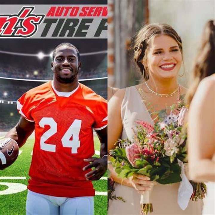 Nick chubb with his ex girlfriend (Source HollywoodsMagazine)