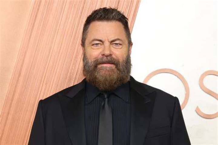 Nick Offerman in the promotional poster for Amazon's A League of Their Own