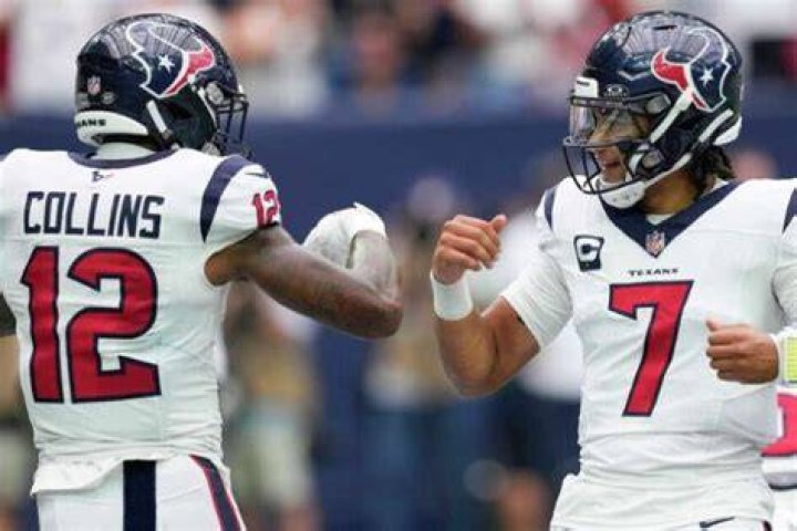 Nico Collins Pictured With CJ Stroud