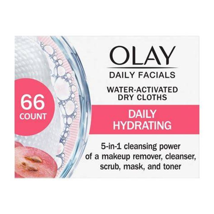 Olay Daily Facials Makeup Remover Wipes for Clean Sensitive Skin