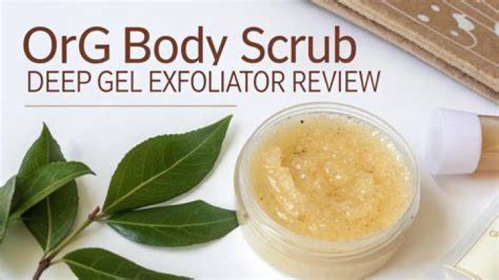 ORG Body Scrub Deep Gel Exfoliator