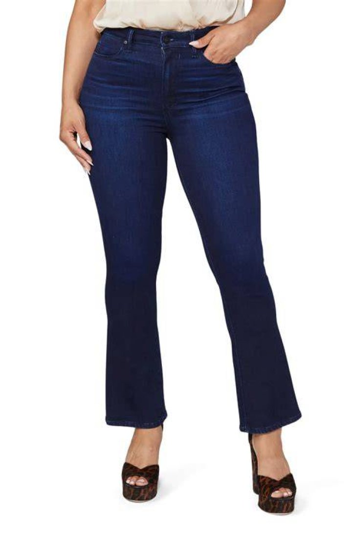 Paige Flaunt Femme Curvy High Waist Ankle Flare Jeans