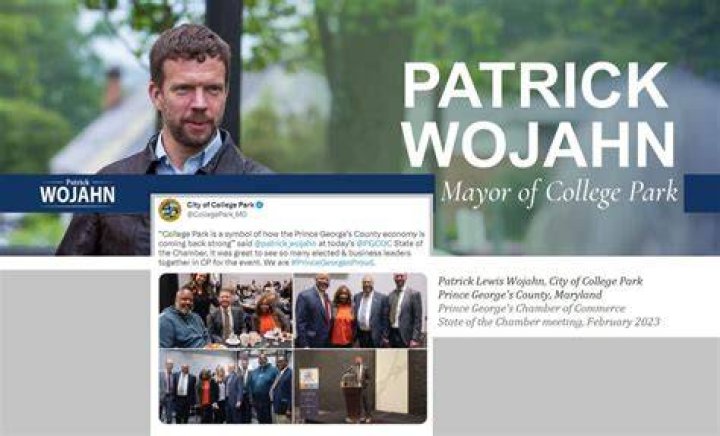 Patrick Wojahn Wiki, College Park Mayor