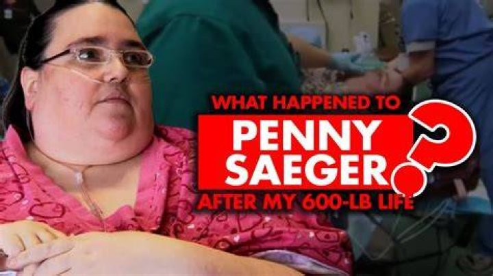 Penny Saeger My 600 lb life is pink in bed