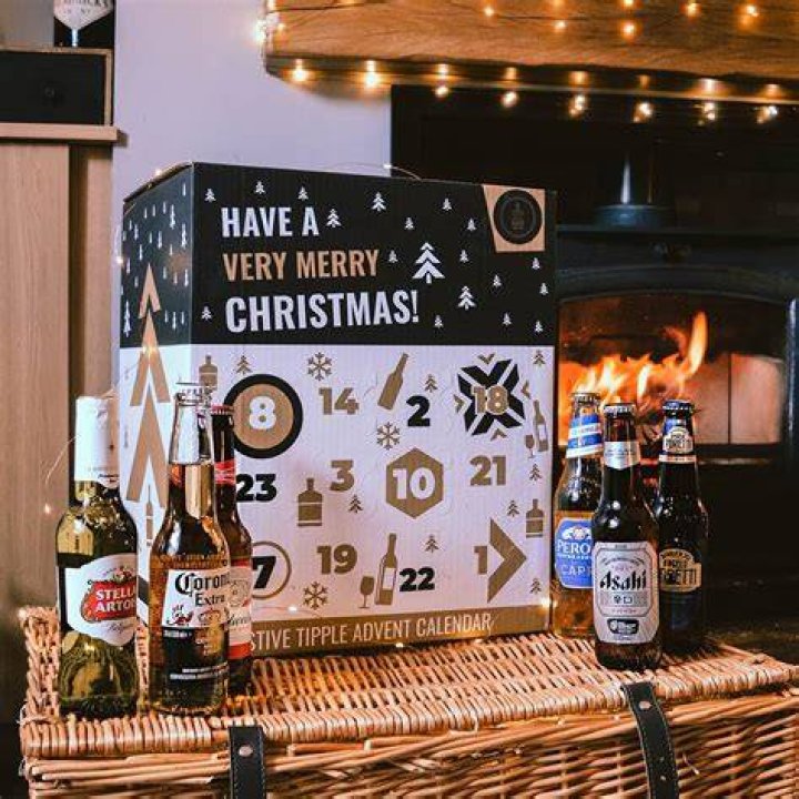 Personalised Lager Beer Christmas Advent Calendar