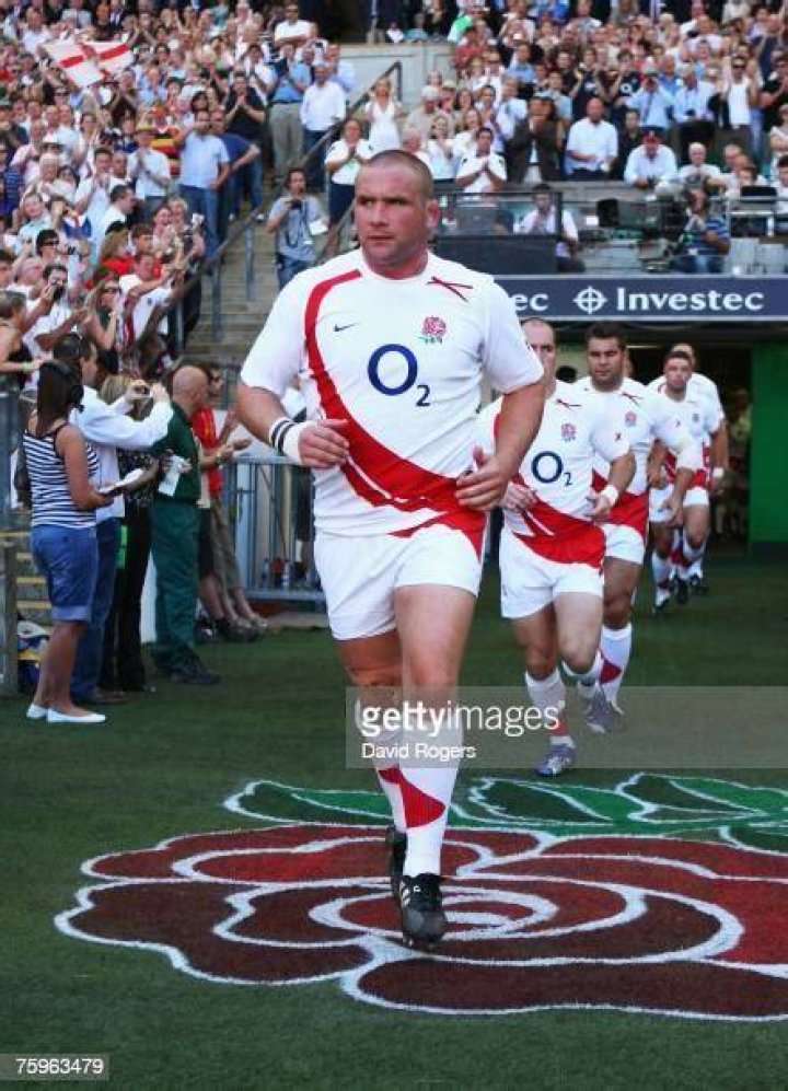 Phil Vickery Rugby With His Wife Kate And Daughter