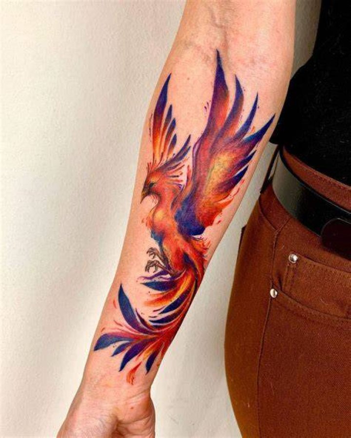 Phoenix Rising Arm Tattoo wixien_custom.ink