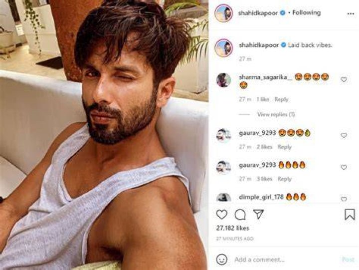 Picture Courtesy: Shahid Kapoor/Instagram