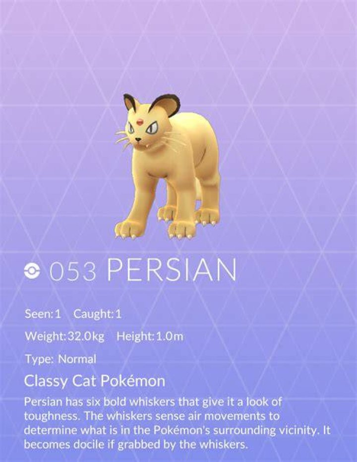 Pokemon Go Persian