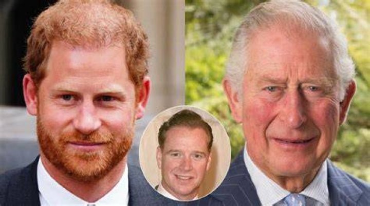 Prince Harry and his father King Charles III