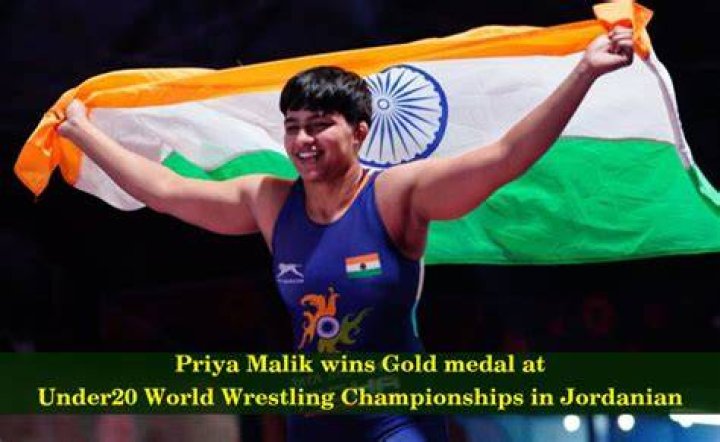 Priya Malik Gold Medal Winner at World Wrestling Championship