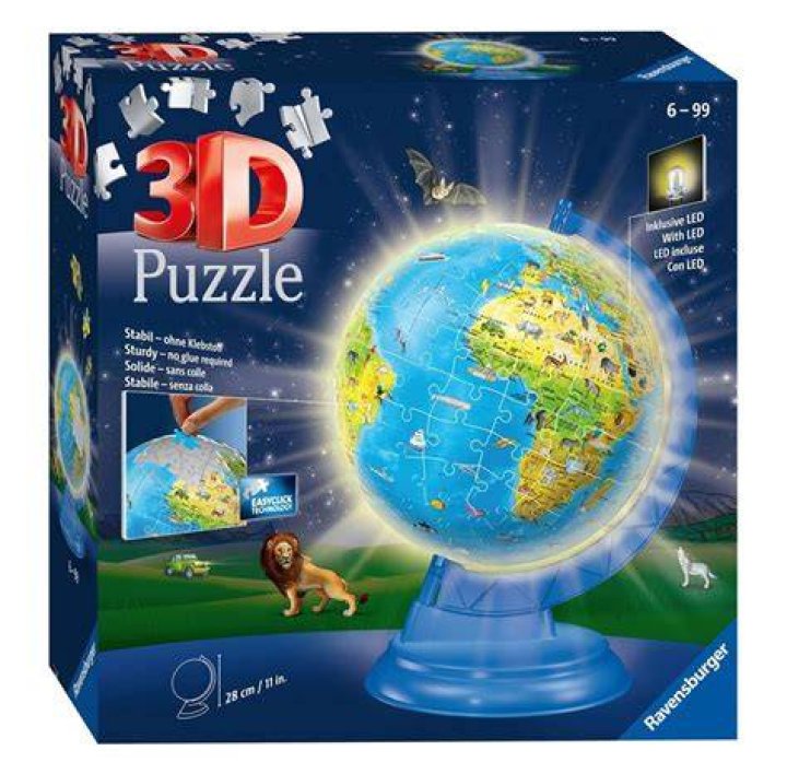 PUZZLE KING Light Up Children Bowling Set