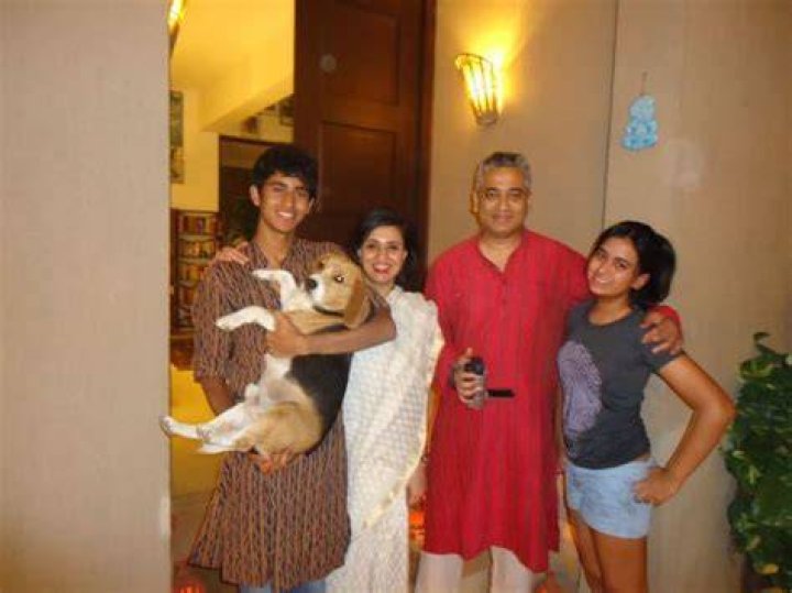 Rajdeep Sardesai Family