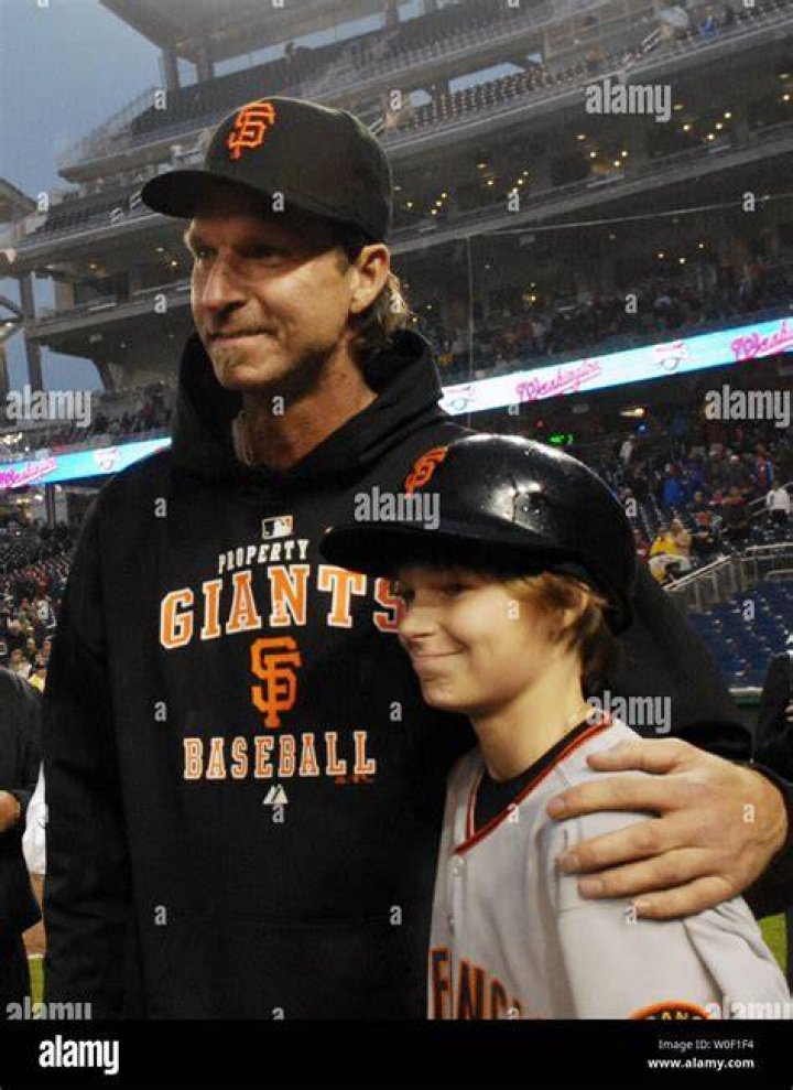 Randy Johnson With His Daughters, Samantha, Willow, And Alexandria