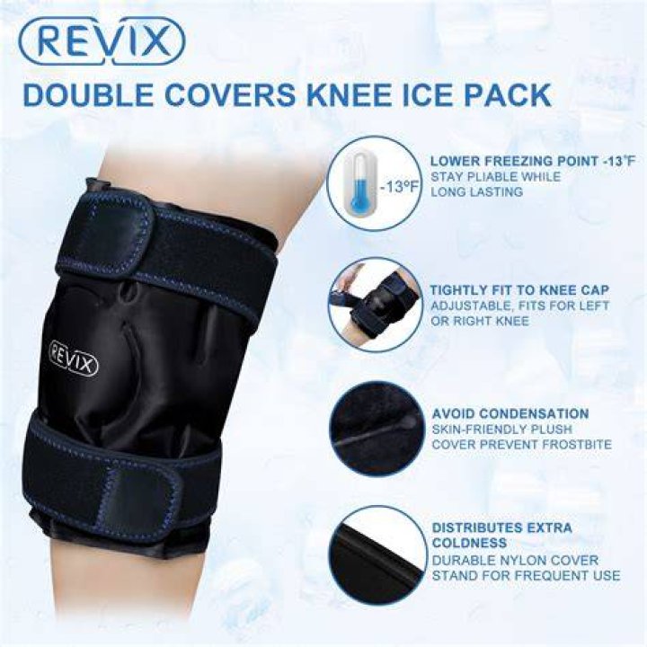 REVIX DOUBLE COVER KNEE ICE PACK
