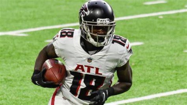 Ridley representing the Falcons