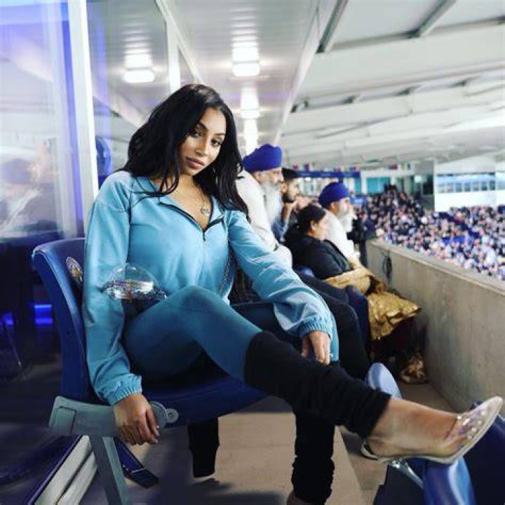 Rita pictured watching Mahrez's former team Leicester City at the King Power Stadium