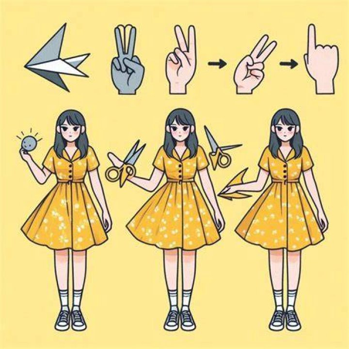 Rock Paper Scissors Yellow Dress Watch Video by Crover Carleyhud