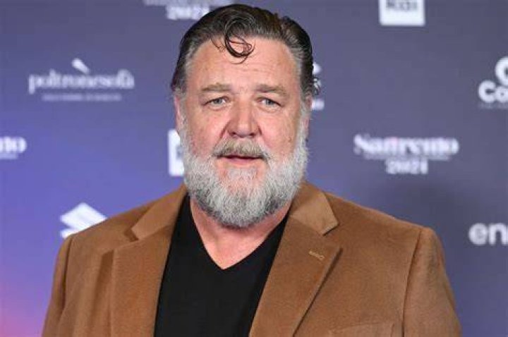 Russell Crowe looking philosophical 