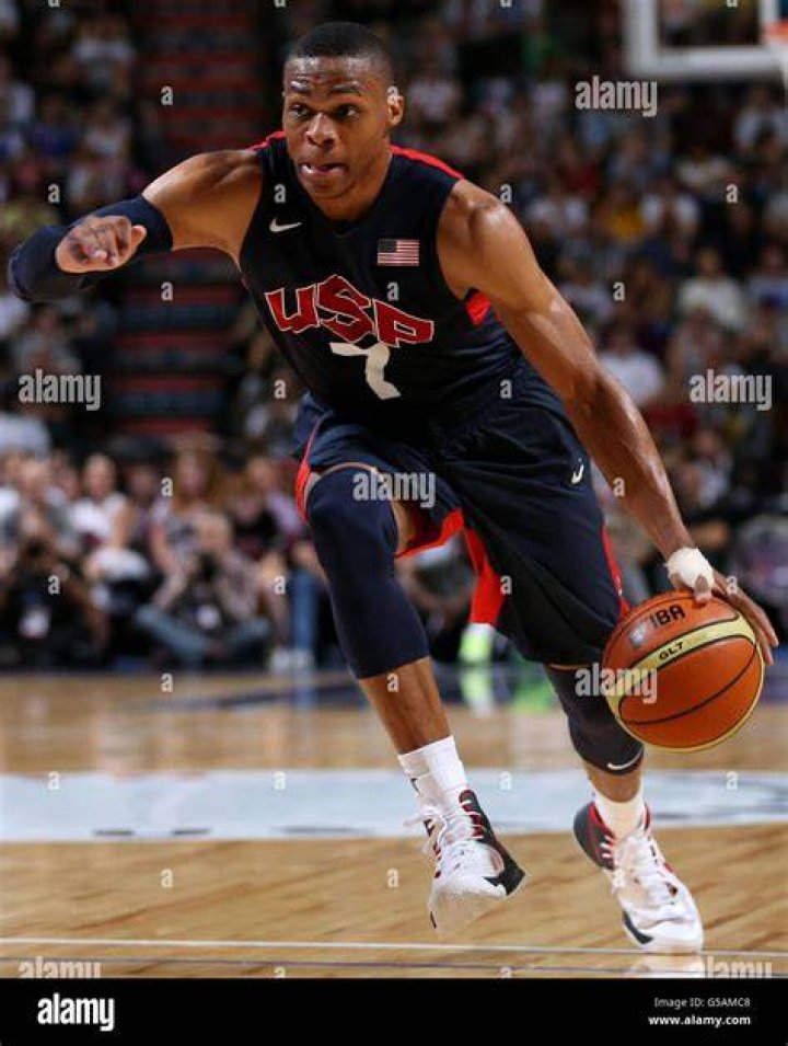 Russell Westbrook During The Match