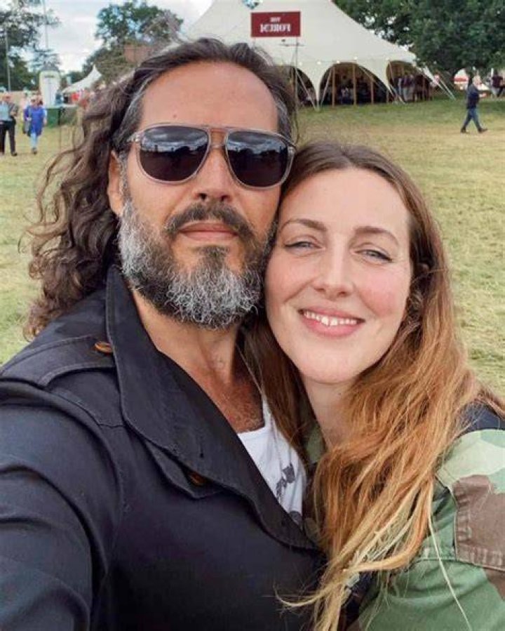Russell with his wife Laura at an event in 2018