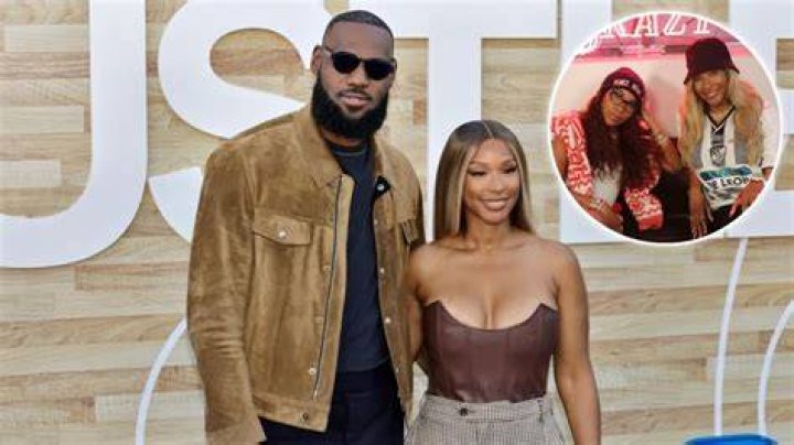 Savannah James With Her Husband