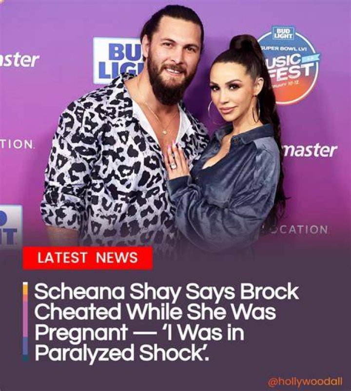 Screenshot from post about Scheana Shay.