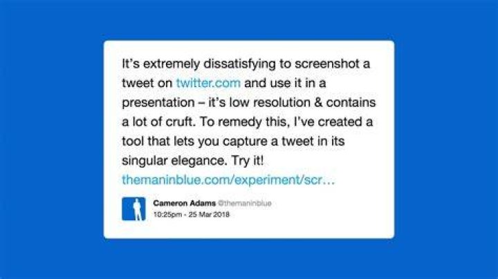 Screenshot of tweet.