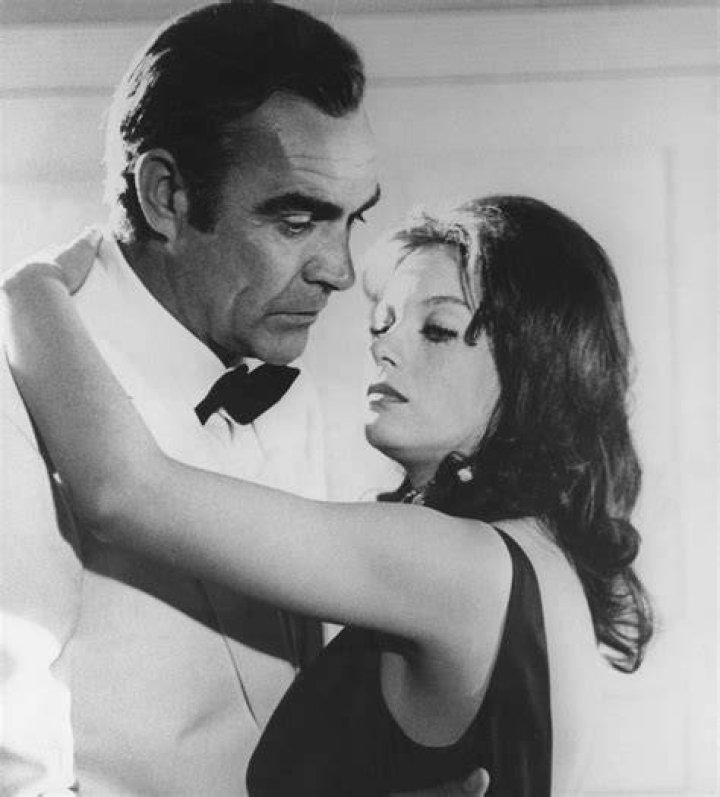 Sean Connery with Lana Wood in Diamonds Are Forever and Lana in 2018