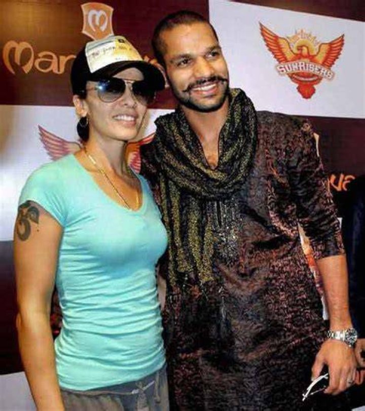 Shikhar Dhawan and Ayesha Mukherjee