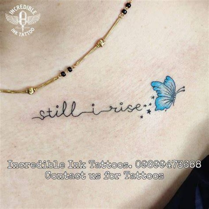 Small Still I Rise Tattoo -5ftwanderess