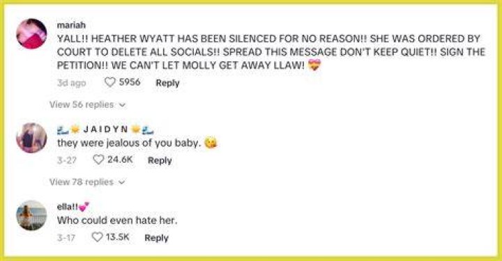 Social media reacts to Aubreigh Wyatt&rsquo;s mom silenced in MS Biloxi Sun