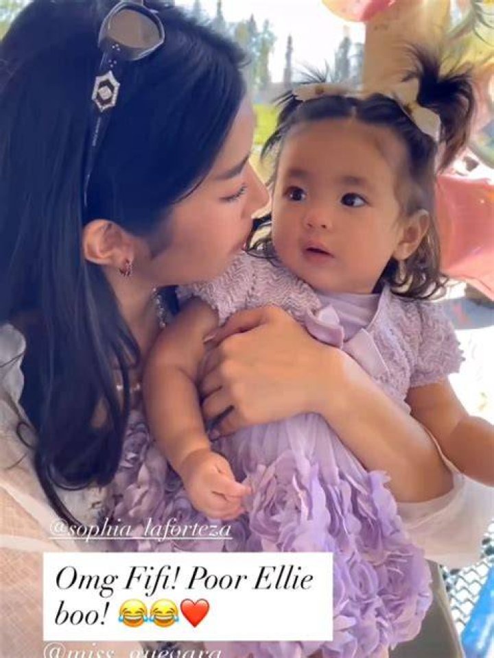 Sophia with her childhood cousin Rosie
