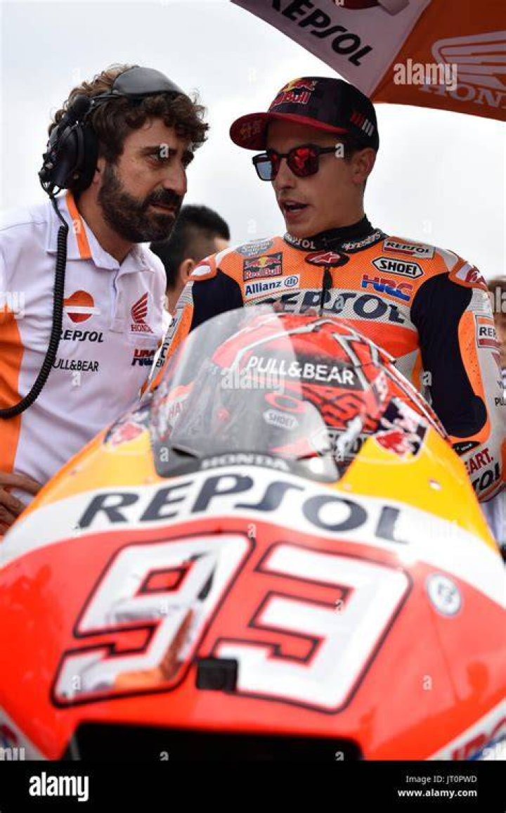 Spanish Motorcycle Road Racer Marc Marcquez