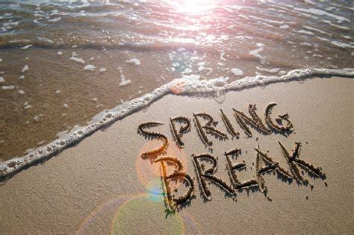  Spring Break usually falls during March or April each year