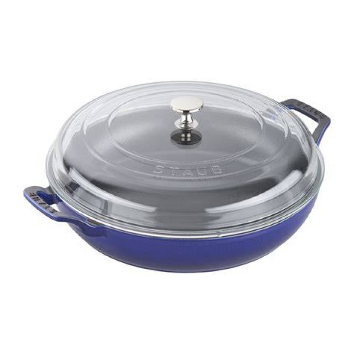 STAUB Braiser with Glass Lid, 3.5-Qt