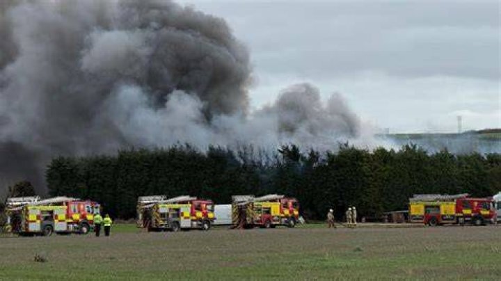 Ten fire engines were on the scene in West London through the night dealing with the blaze