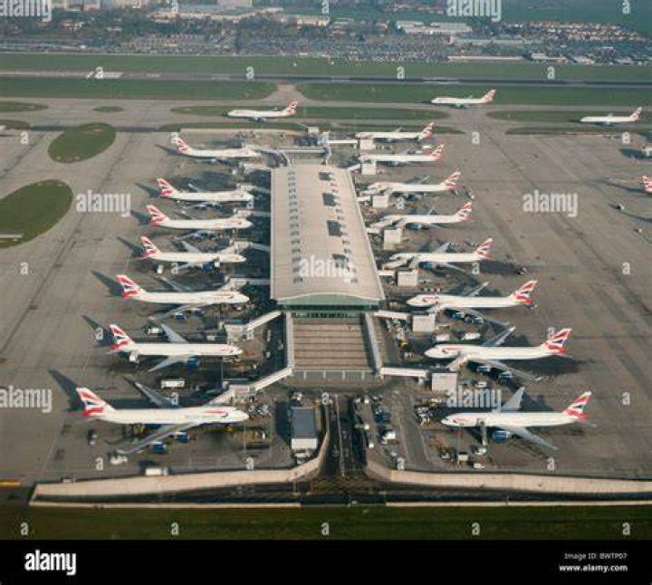 Terminal 5 at Heathrow is also heaving