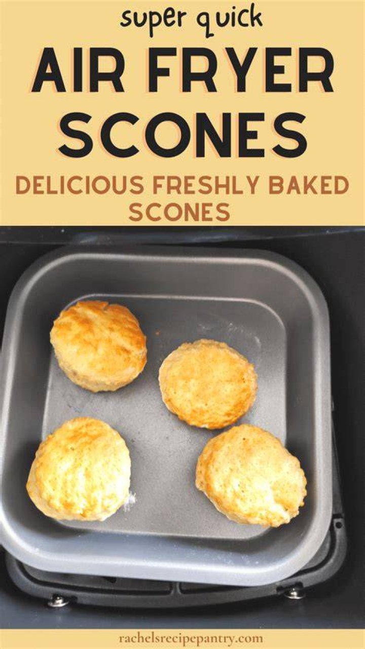 The Air Fryer scones take just eight minutes