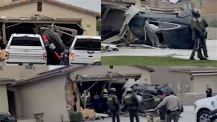 The airborne crash was captured by an officer's bodycam