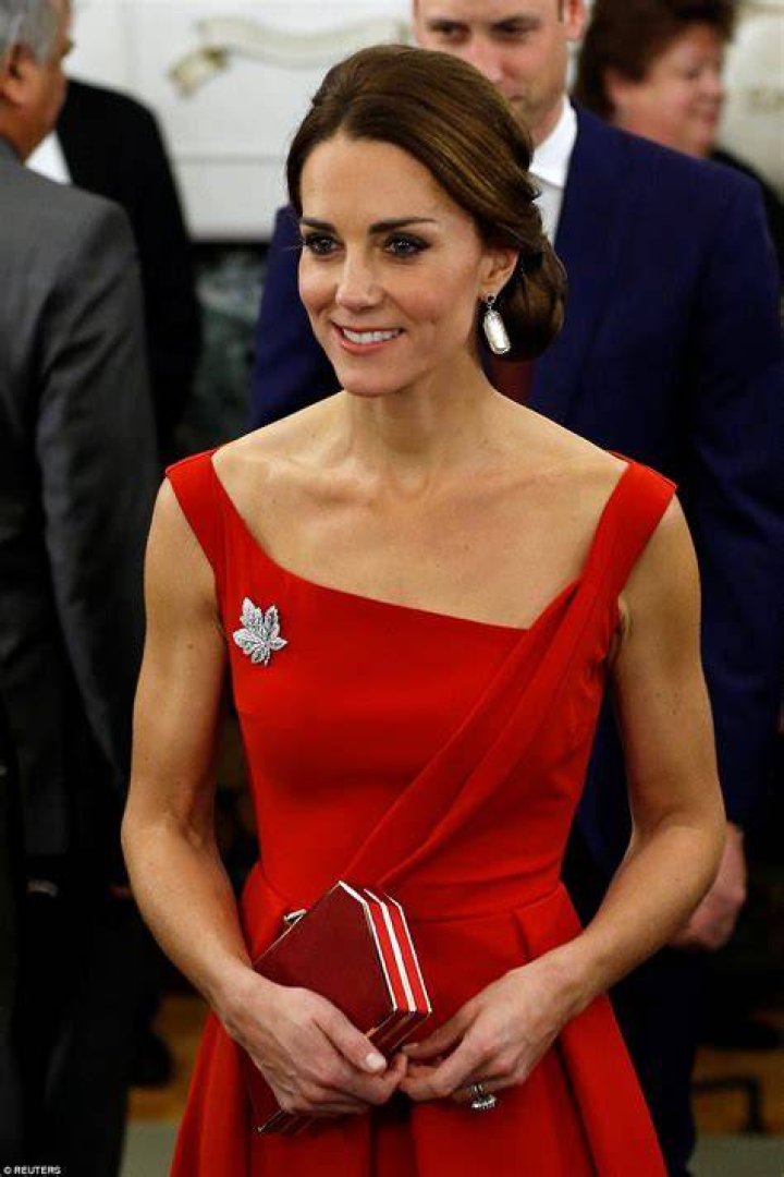  The Canadian accessorised the look with an extravagant headdress